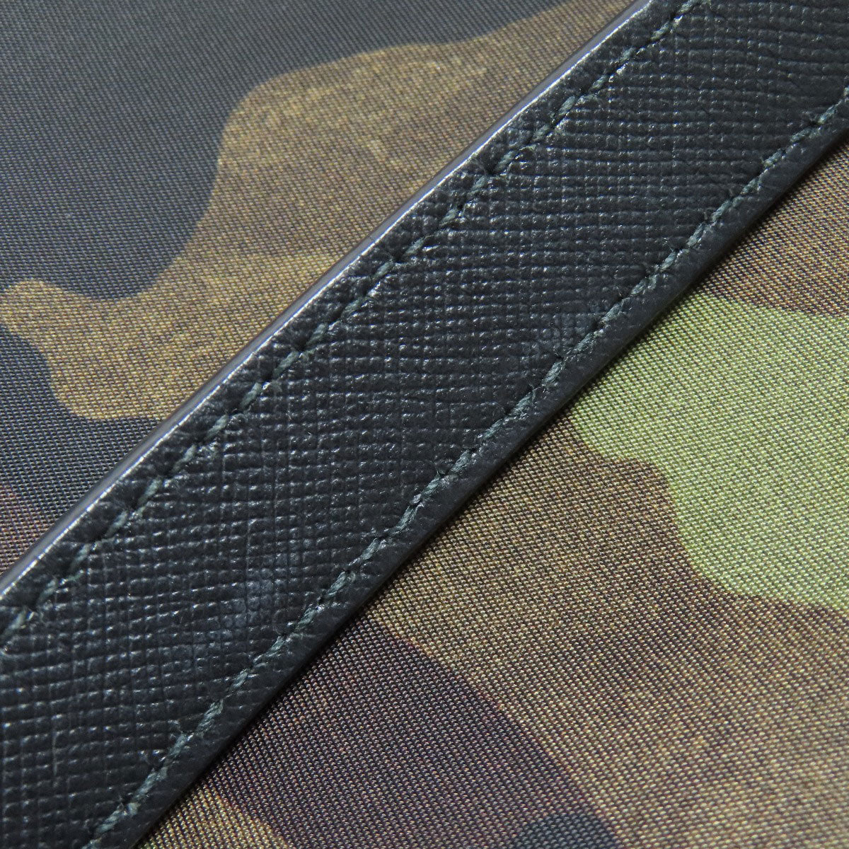 PRADA Tote Bag B4001T Nylon green Camouflage Pattern 2WAY