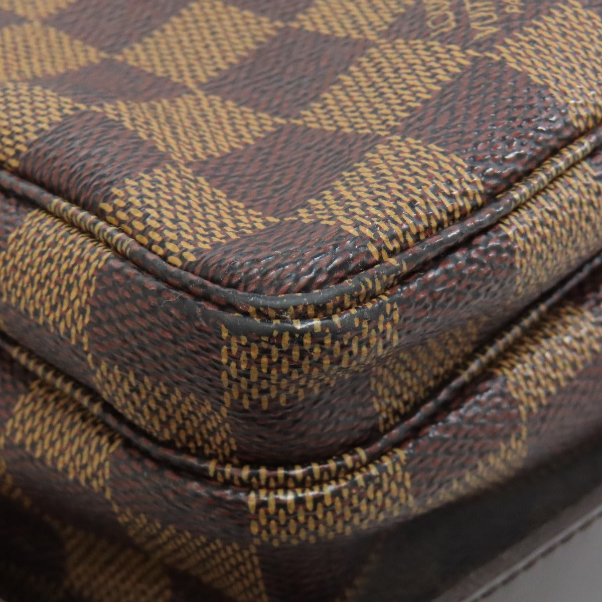 LOUIS VUITTON Shoulder Bag N45255 Damier canvas Brown Naviglio