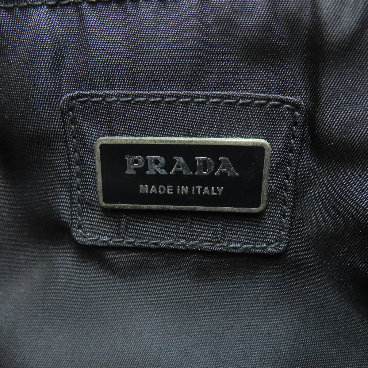PRADA Sling bag Nylon black logoMetal