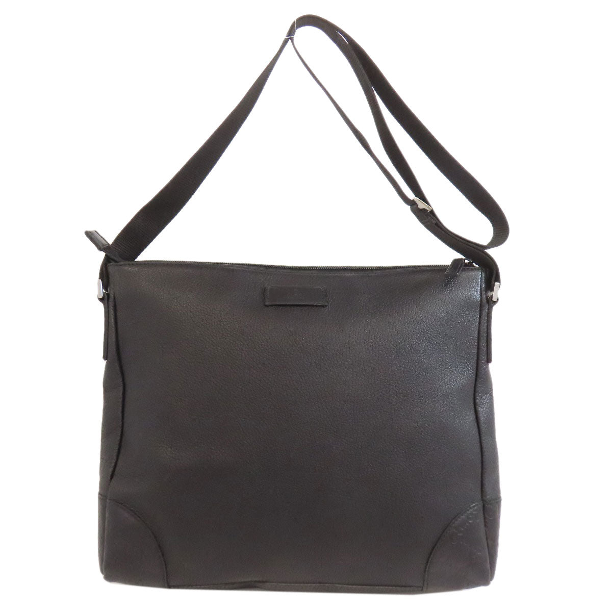 GUCCI Shoulder Bag 257301 leather black GG Signature Shima Outlet