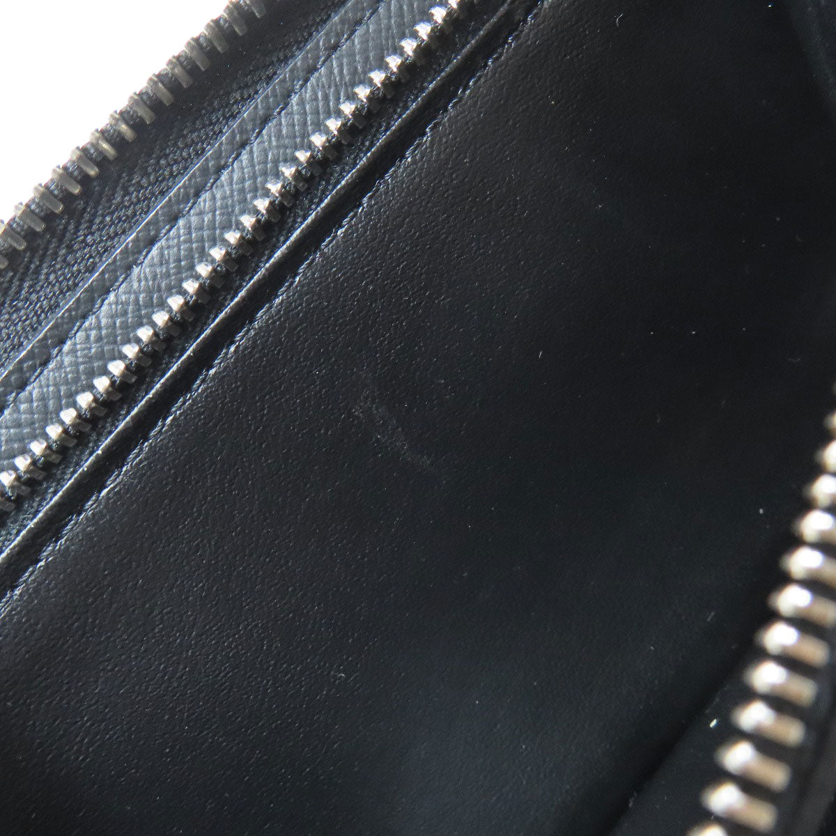 LOUIS VUITTON Long Wallet Purse Damier canvas black Zippy wallet ã» Vertical