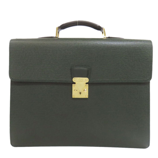LOUIS VUITTON Business bag M30034 Taiga Leather green Moscova