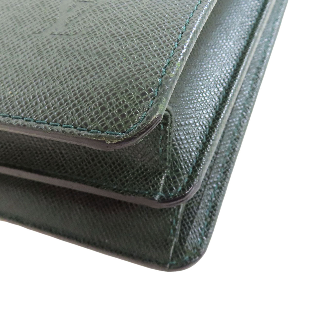 LOUIS VUITTON Business bag M30034 Taiga Leather green Moscova