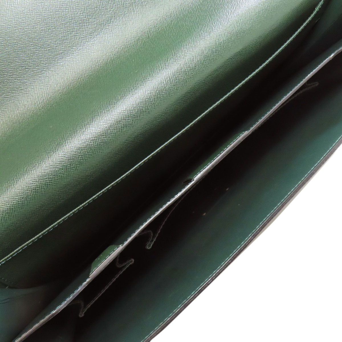 LOUIS VUITTON Business bag M30034 Taiga Leather green Moscova
