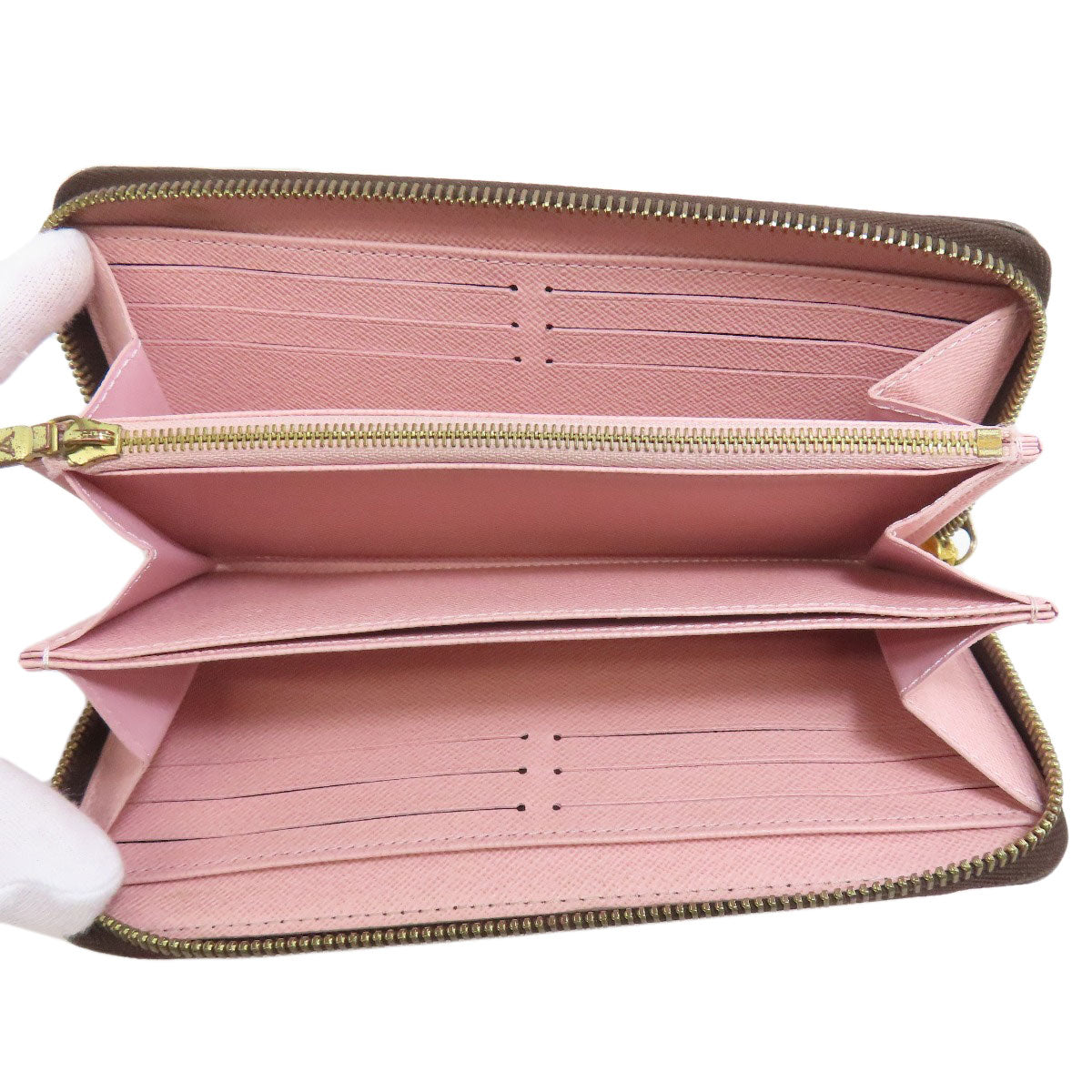 LOUIS VUITTON Long Wallet Purse M69054 Monogram canvas Brown Zippy Wallet Vivienne