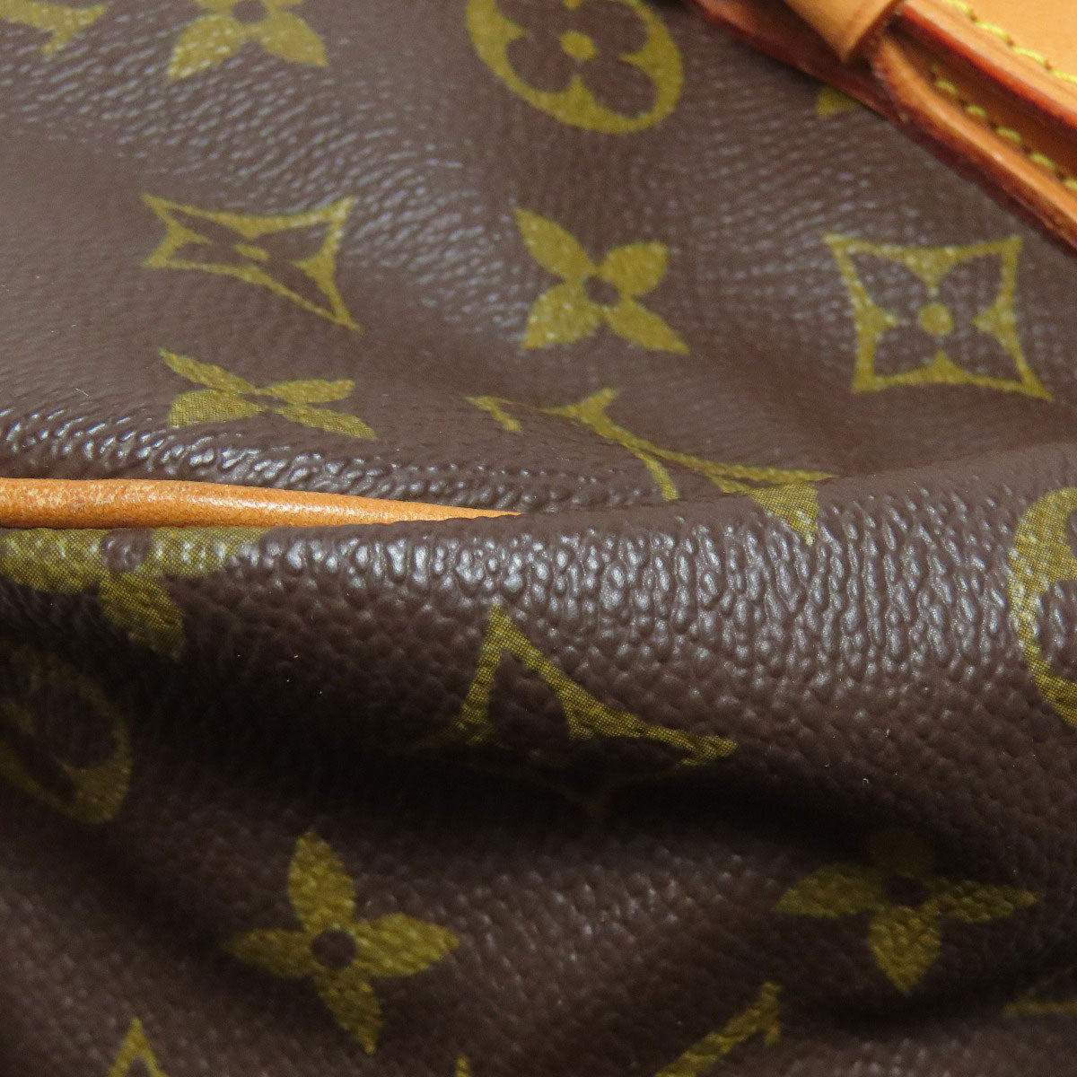LOUIS VUITTON Shoulder Bag M42252 Monogram canvas Brown Saumur43 LL