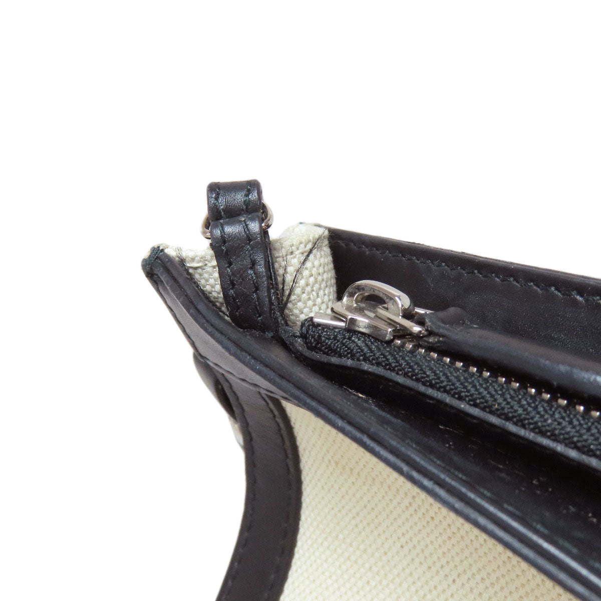 BALENCIAGA Shoulder Bag 339937 canvas white logo