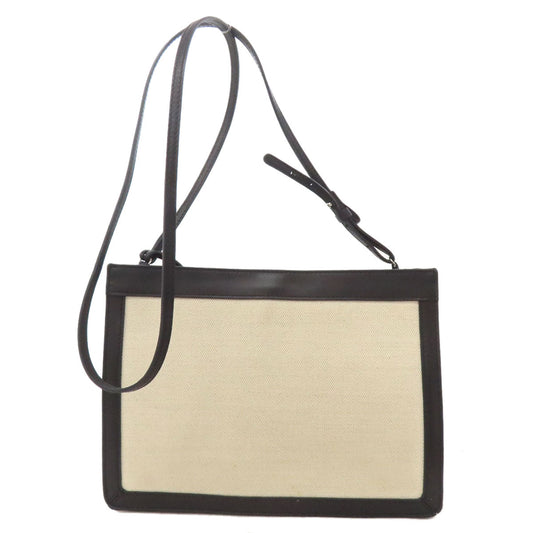 BALENCIAGA Shoulder Bag 339937 canvas white logo
