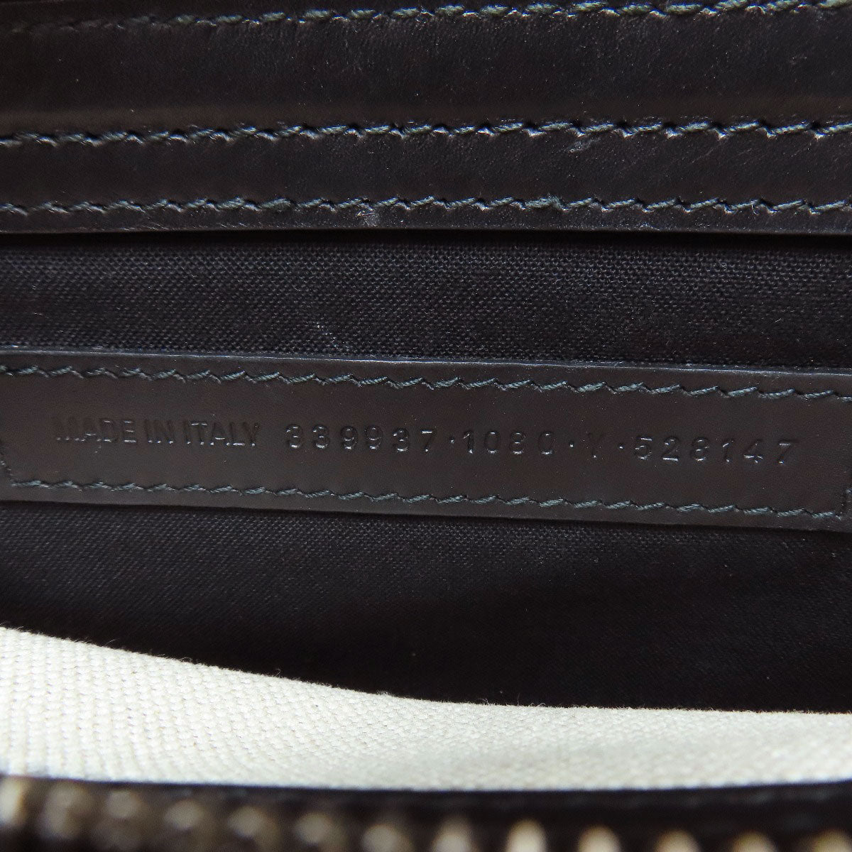 BALENCIAGA Shoulder Bag 339937 canvas white logo