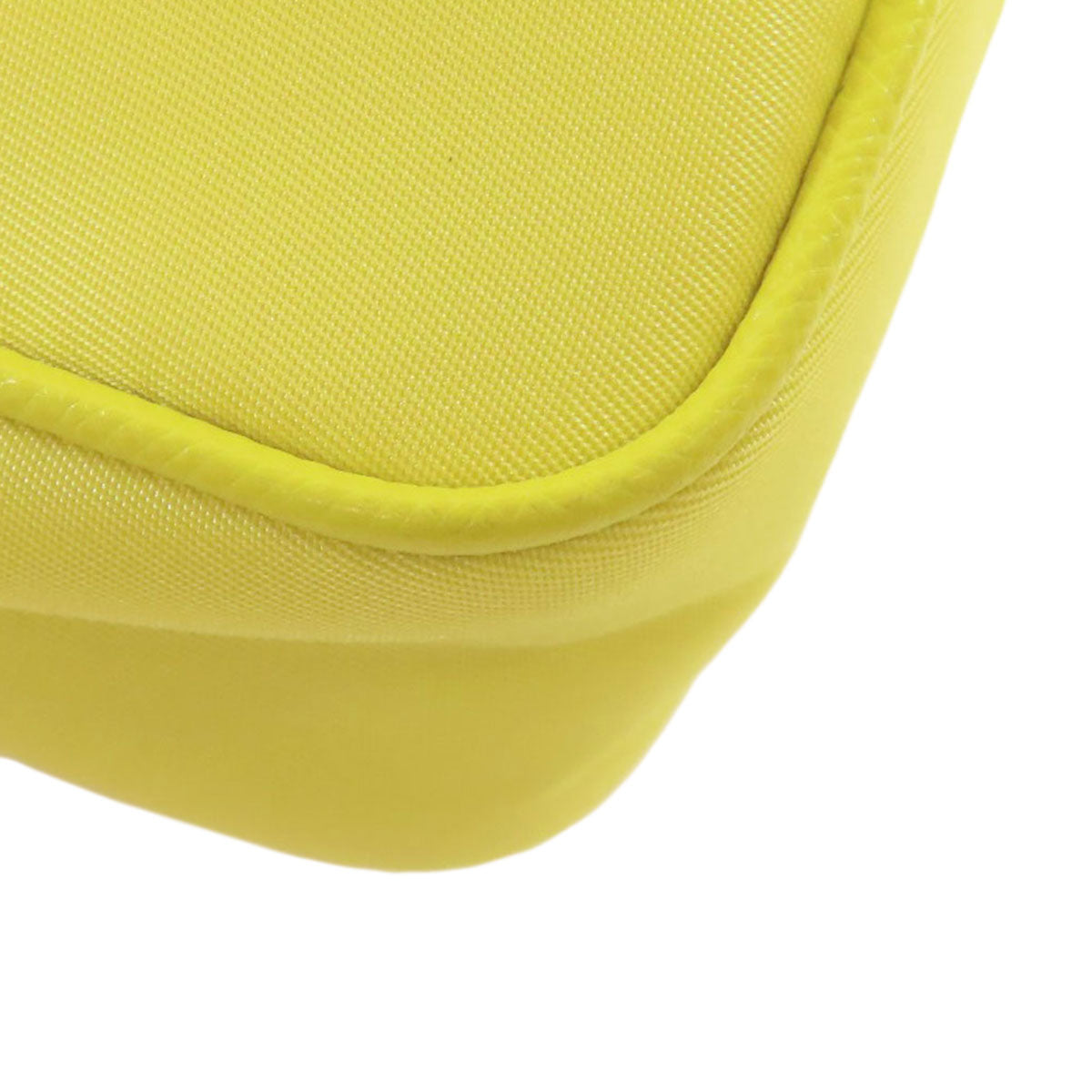 PRADA Handbag Nylon yellow Mini 2WAY