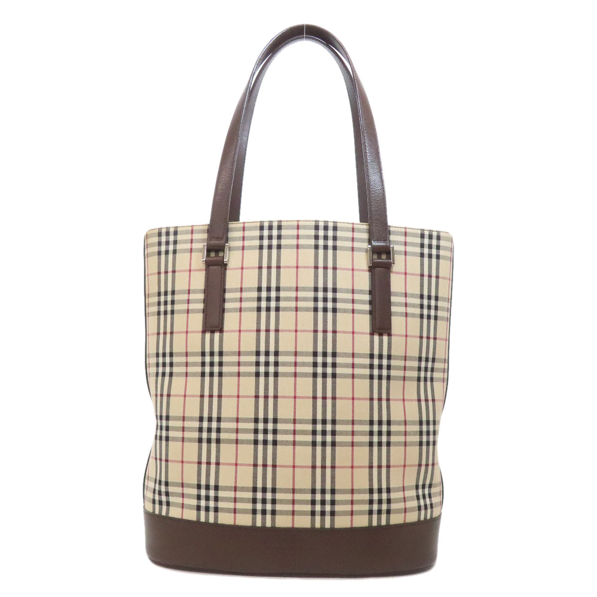 BURBERRY Tote Bag canvas Brown Nova Check