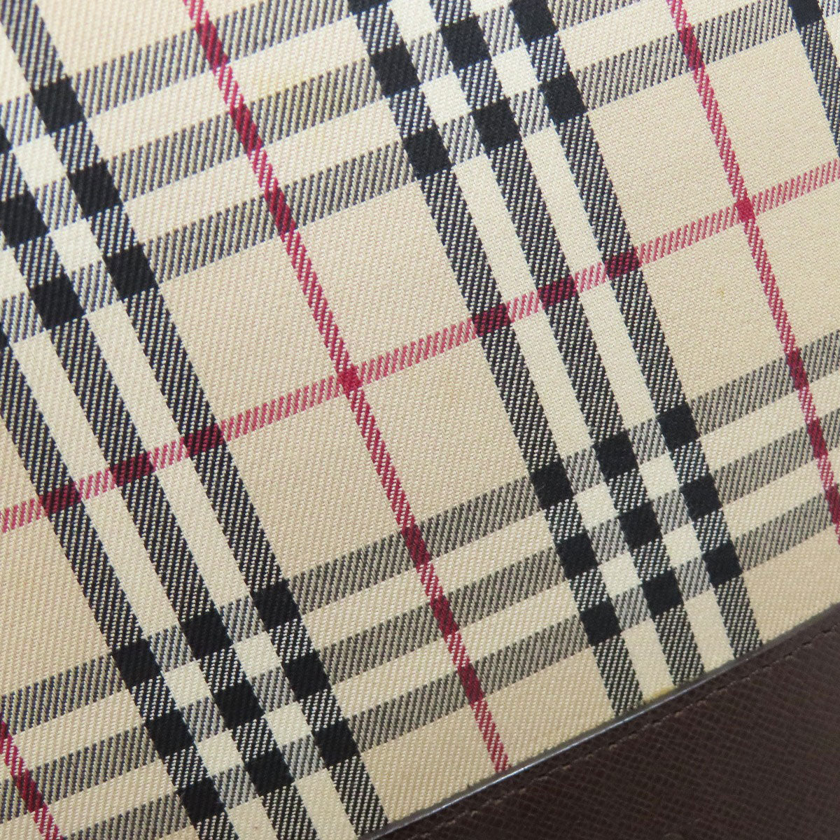 BURBERRY Tote Bag canvas Brown Nova Check