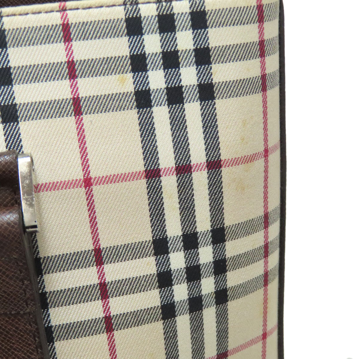 BURBERRY Tote Bag canvas Brown Nova Check