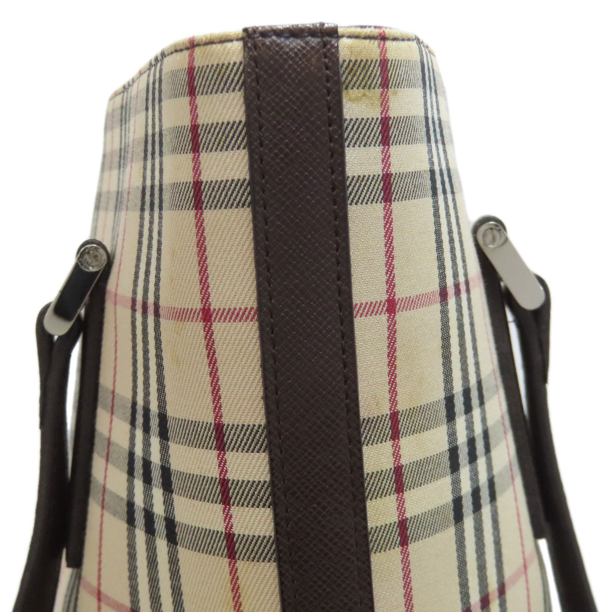 BURBERRY Tote Bag canvas Brown Nova Check