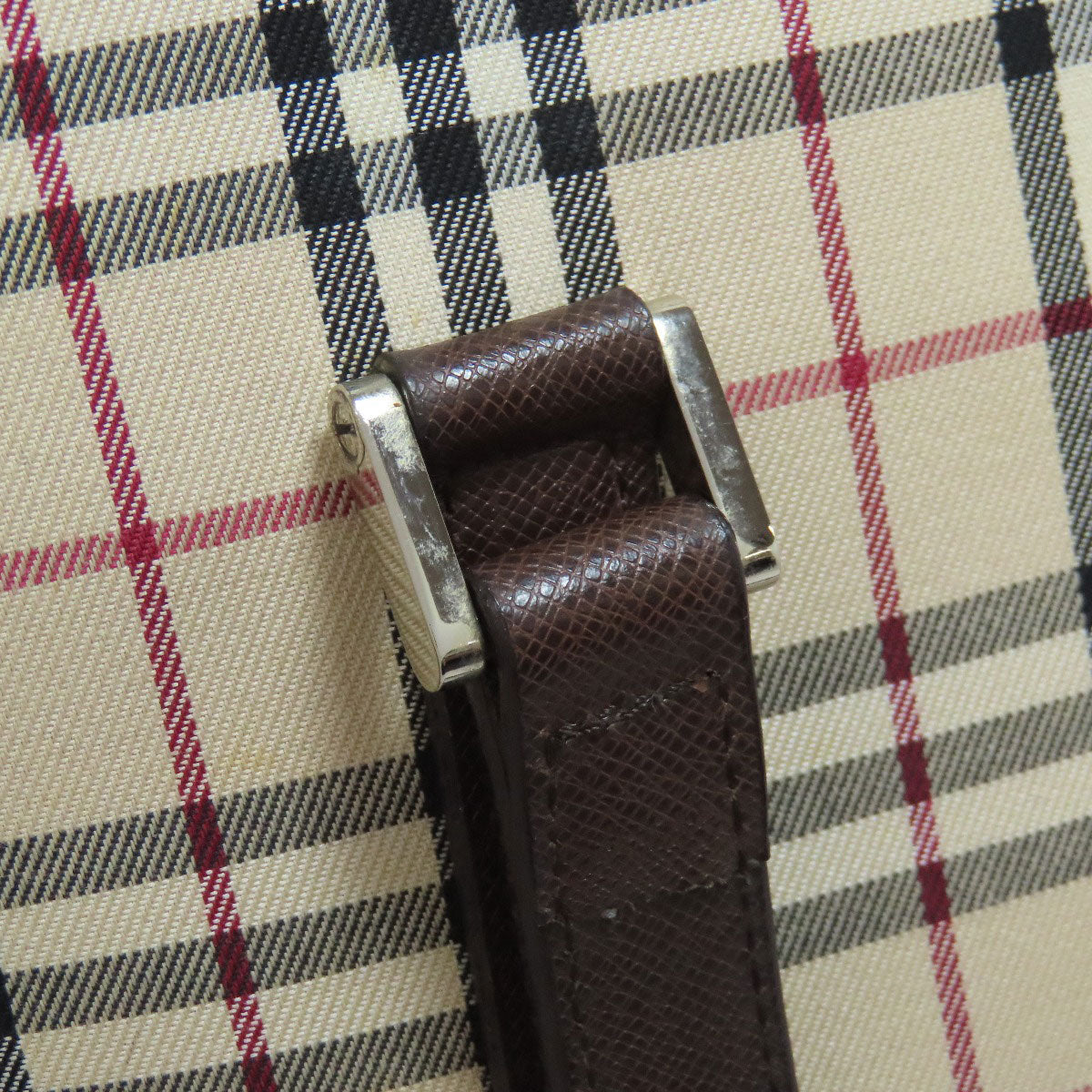 BURBERRY Tote Bag canvas Brown Nova Check