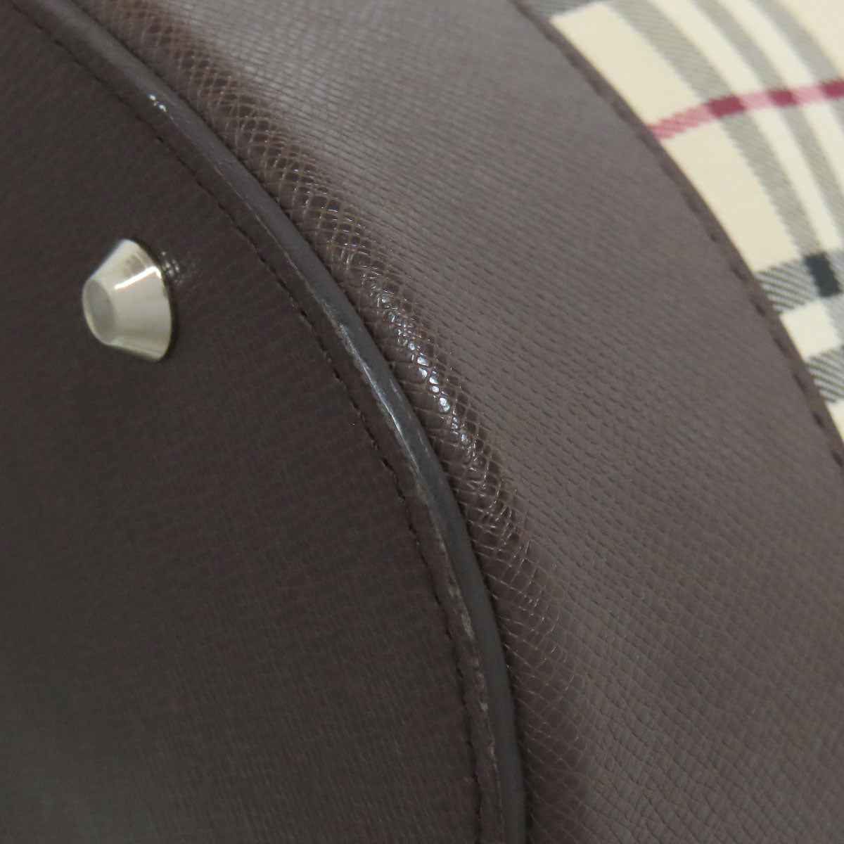 BURBERRY Tote Bag canvas Brown Nova Check