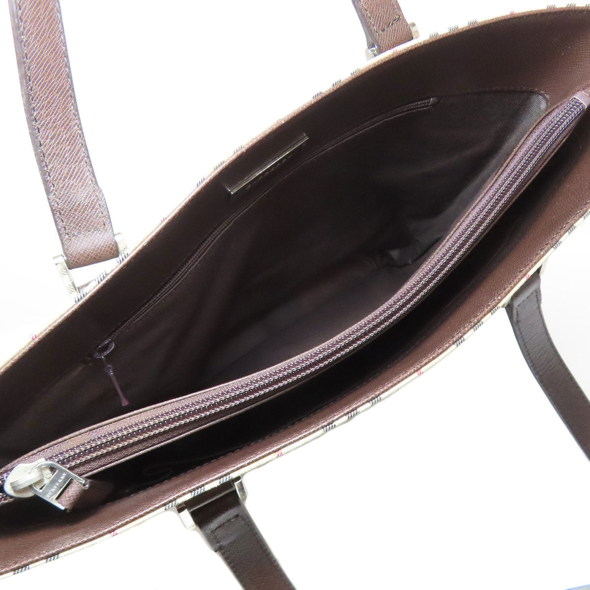 BURBERRY Tote Bag canvas Brown Nova Check