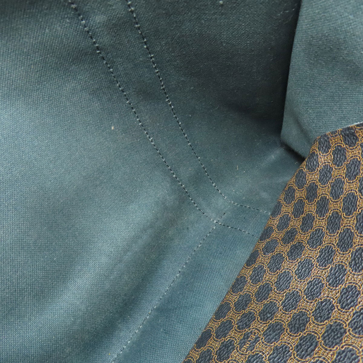 CELINE Tote Bag PVC Brown Macadam Pattern