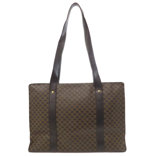 CELINE Tote Bag PVC Brown Macadam Pattern