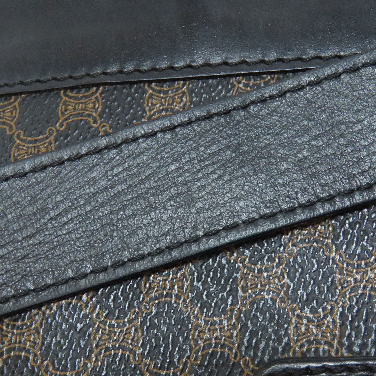 CELINE Tote Bag PVC Brown Macadam Pattern
