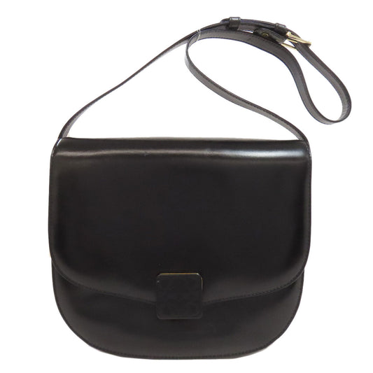 LOEWE Shoulder Bag Calfskin blue anagram