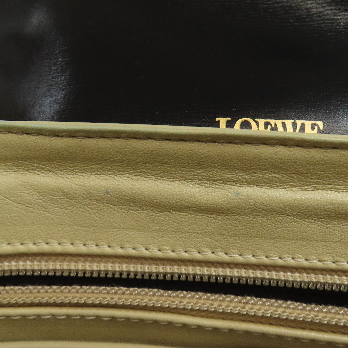 LOEWE Shoulder Bag Calfskin blue anagram