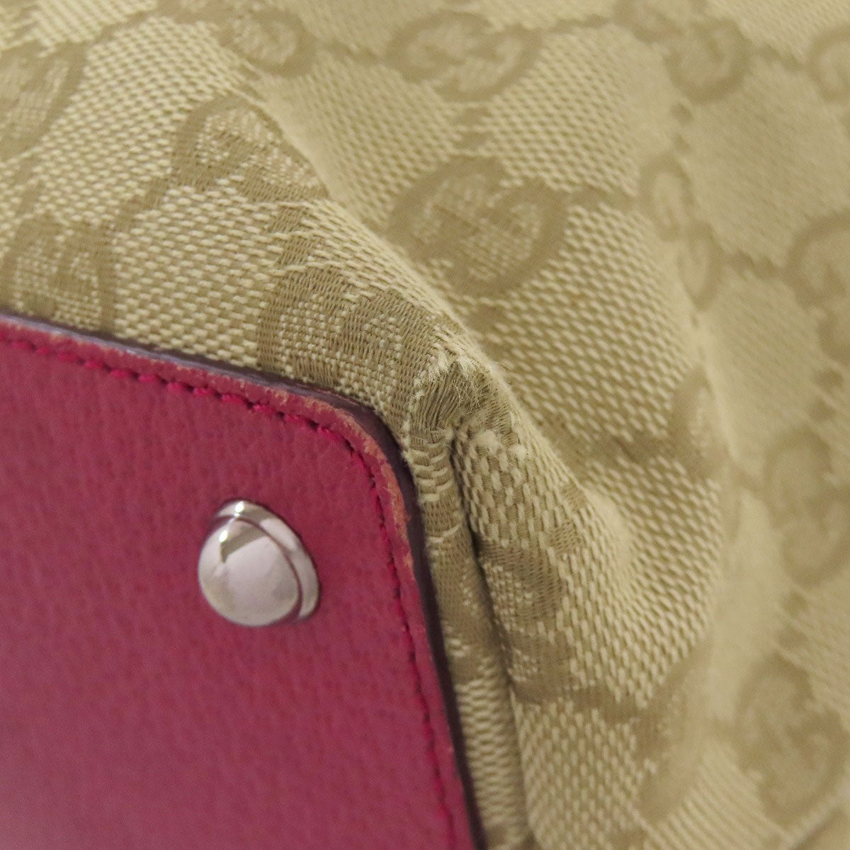 GUCCI Tote Bag 120836 canvas Brown GG