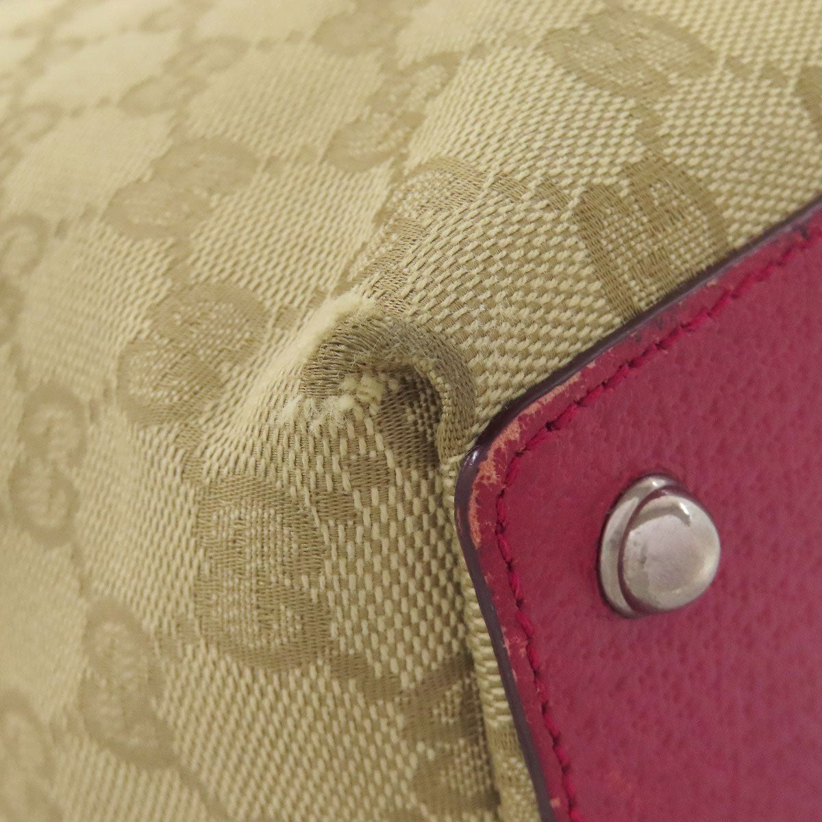 GUCCI Tote Bag 120836 canvas Brown GG