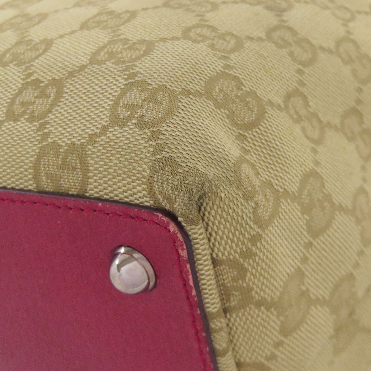 GUCCI Tote Bag 120836 canvas Brown GG