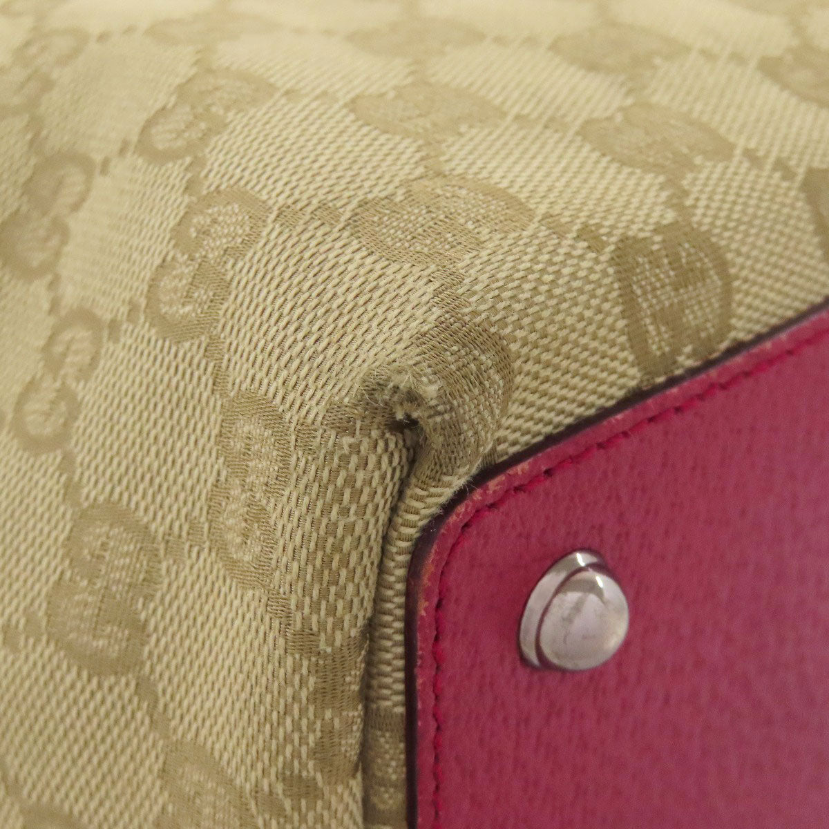 GUCCI Tote Bag 120836 canvas Brown GG