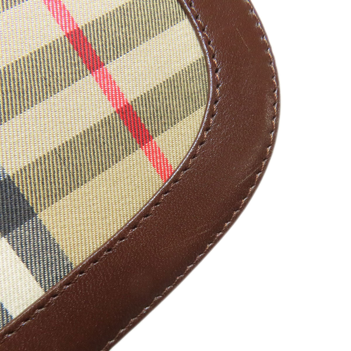 BURBERRY Shoulder Bag canvas Brown Nova Check