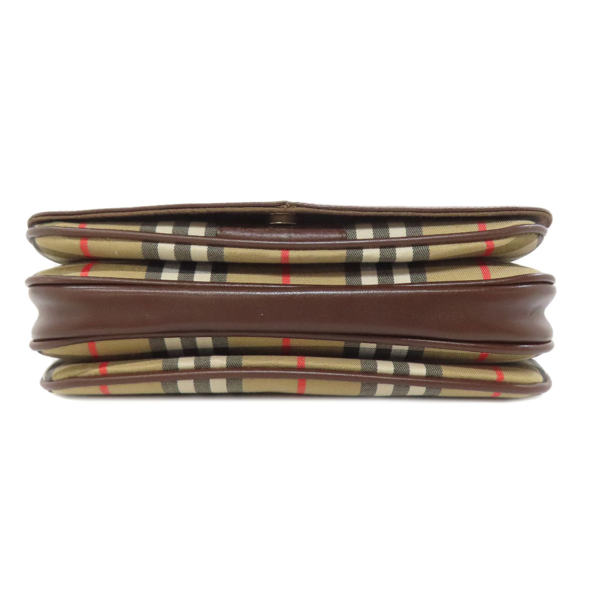 BURBERRY Shoulder Bag canvas Brown Nova Check