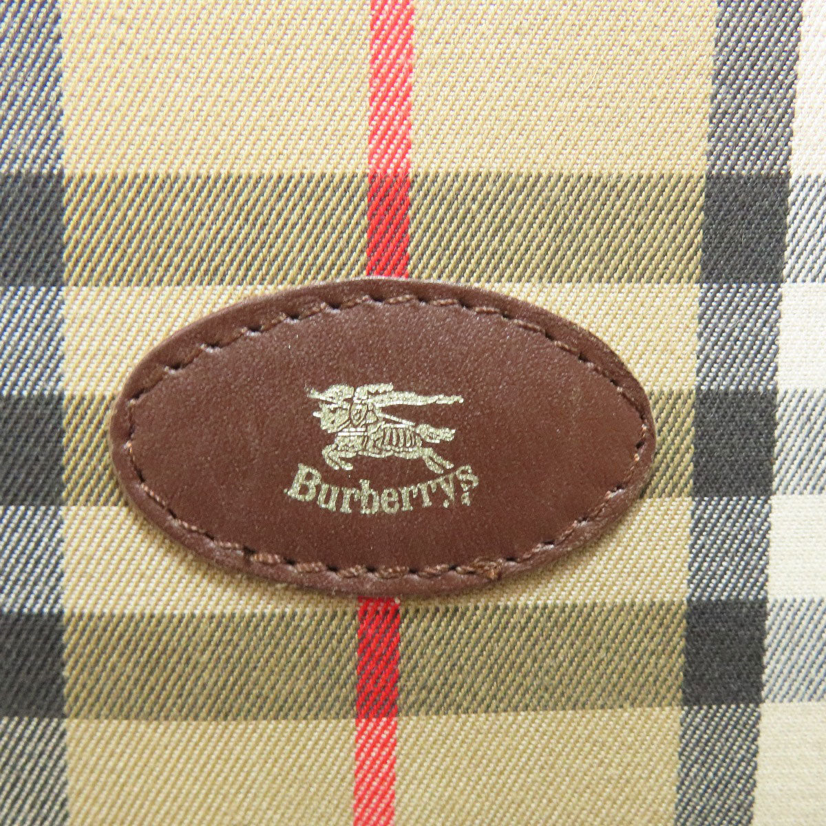 BURBERRY Shoulder Bag canvas Brown Nova Check