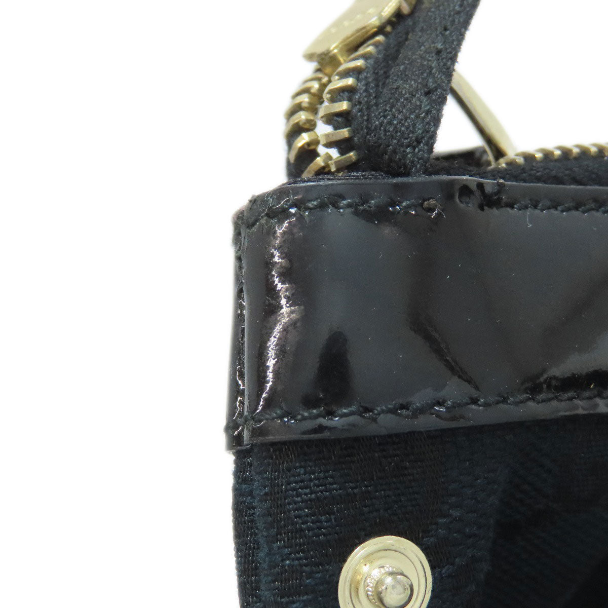 GUCCI Handbag 141470 canvas black Abby GG