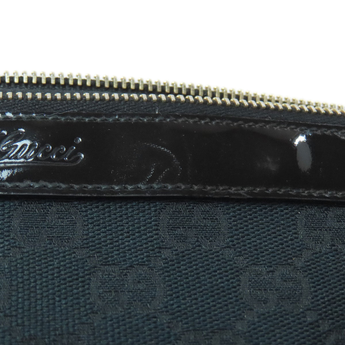 GUCCI Handbag 141470 canvas black Abby GG