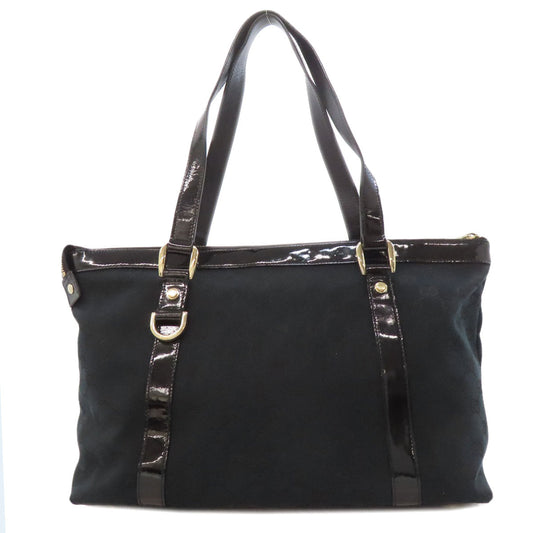 GUCCI Handbag 141470 canvas black Abby GG