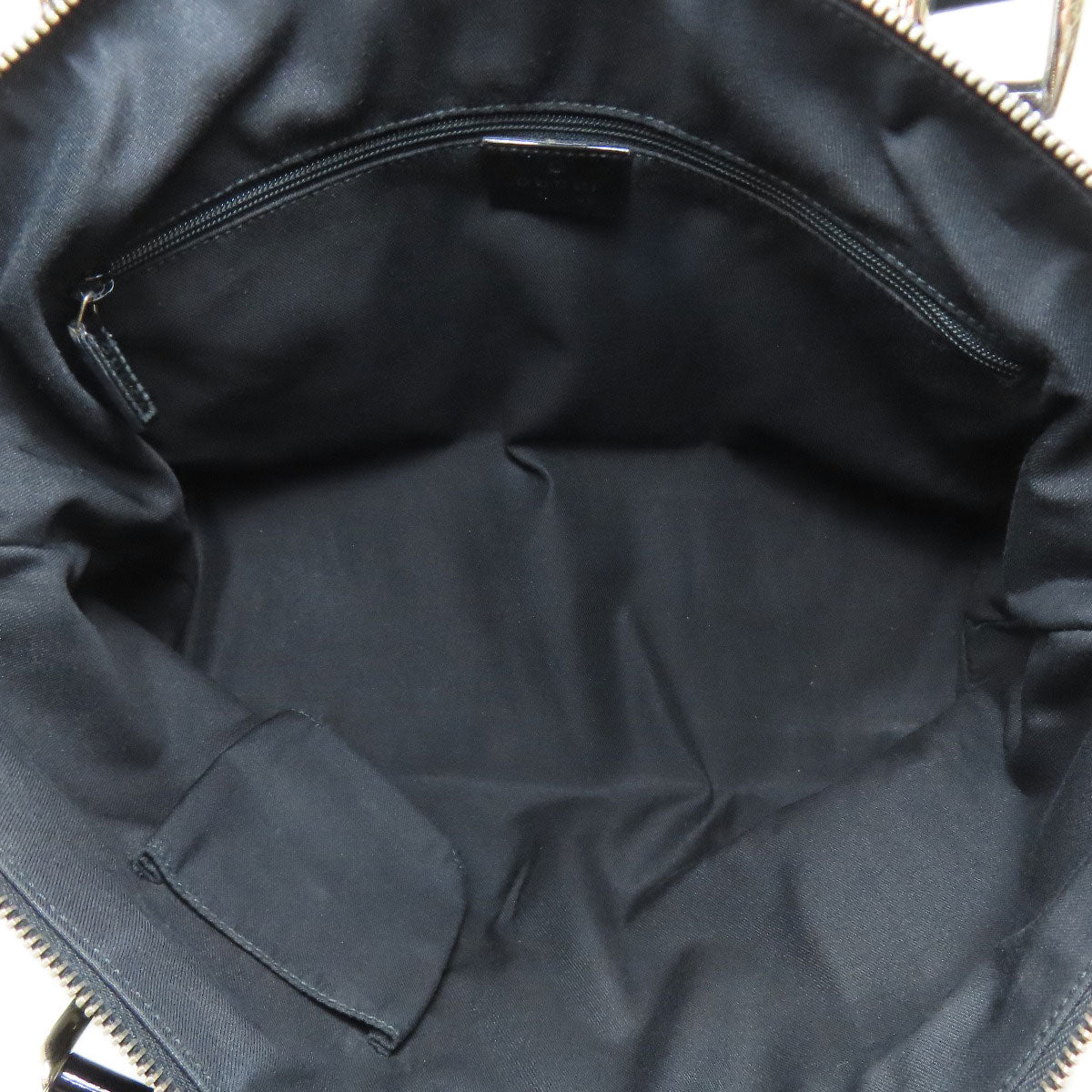 GUCCI Handbag 141470 canvas black Abby GG