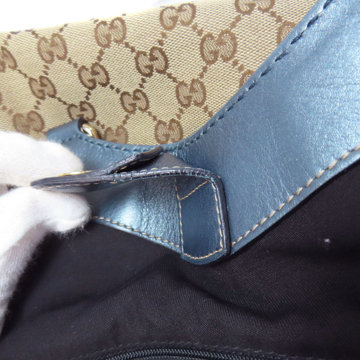 GUCCI Handbag 211944 canvas Brown Sukey GG