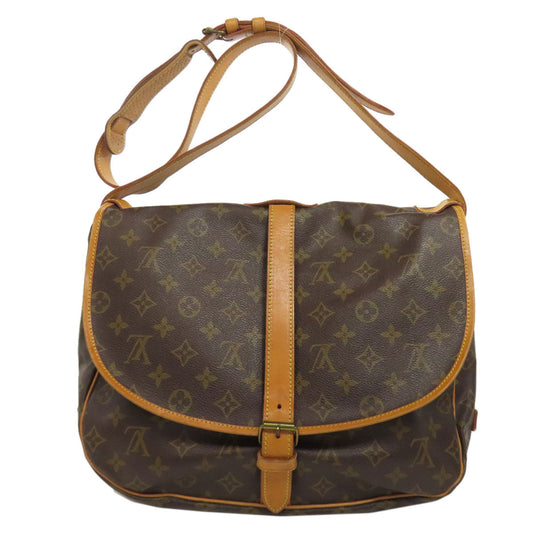 LOUIS VUITTON Shoulder Bag M42254 Monogram canvas Brown Samuel 35