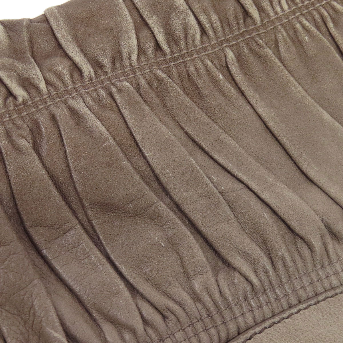 PRADA Handbag Calfskin gray 2WAY