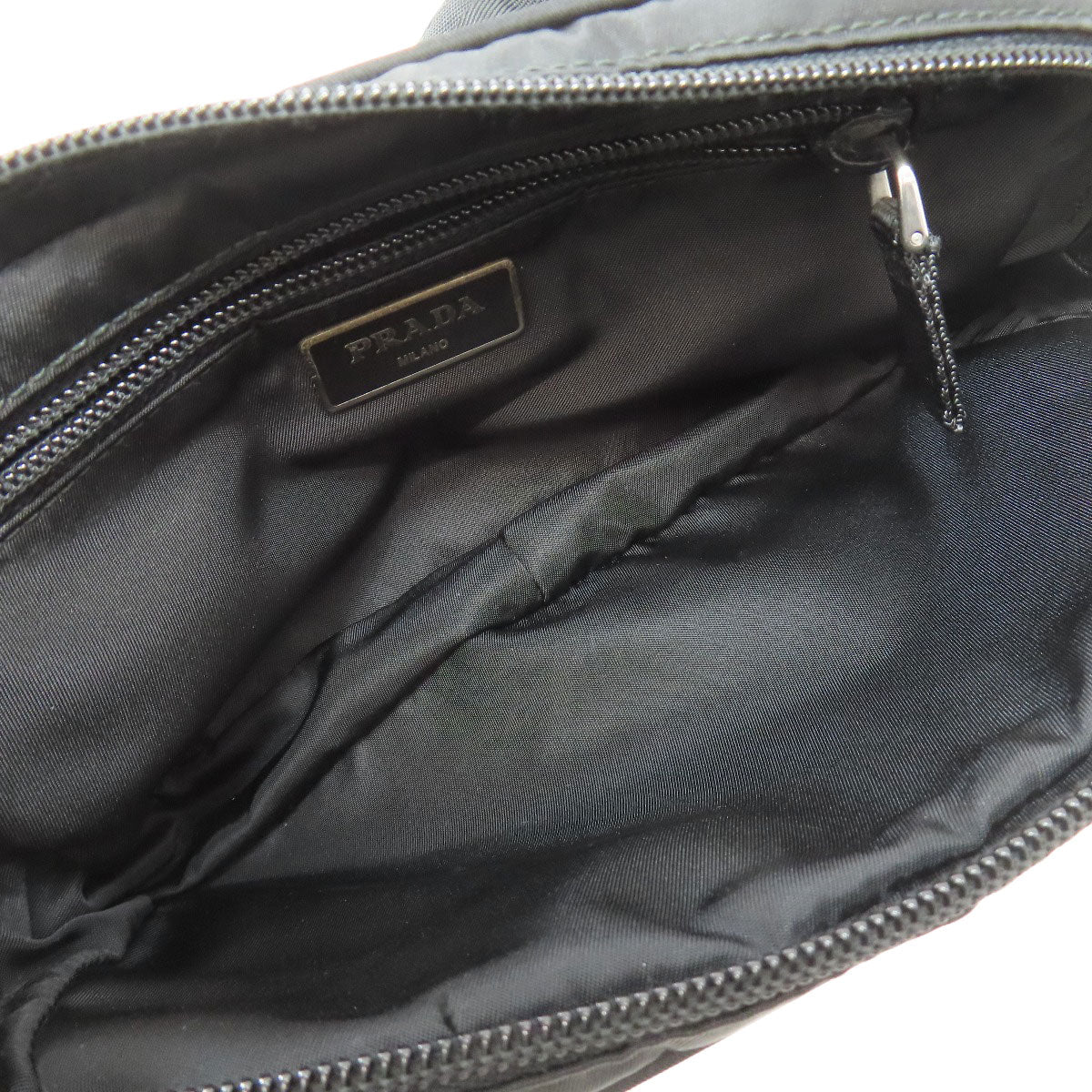 PRADA Sling bag Nylon black logoMetal