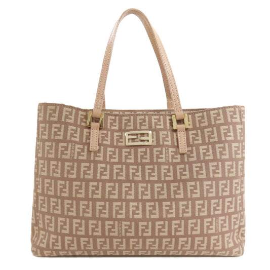 FENDI Handbag canvas pink Zucchino