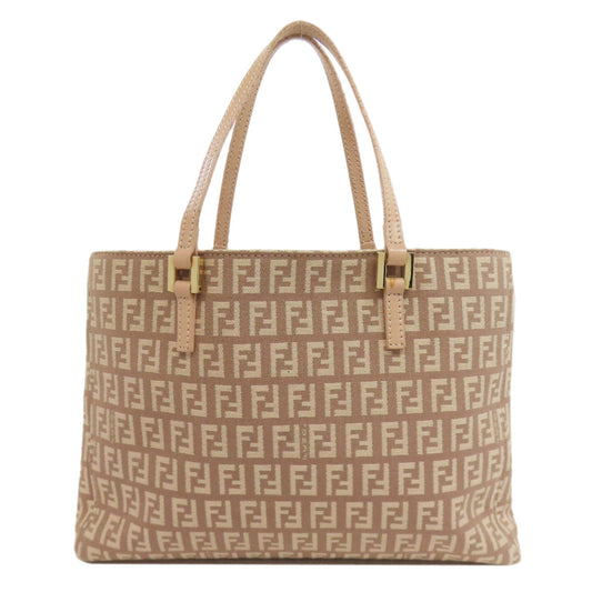 FENDI Handbag canvas pink Zucchino