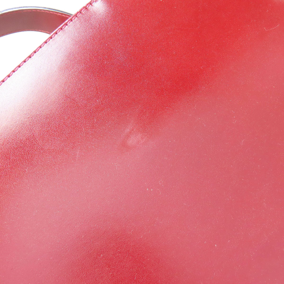 BURBERRY Handbag leather Red logo