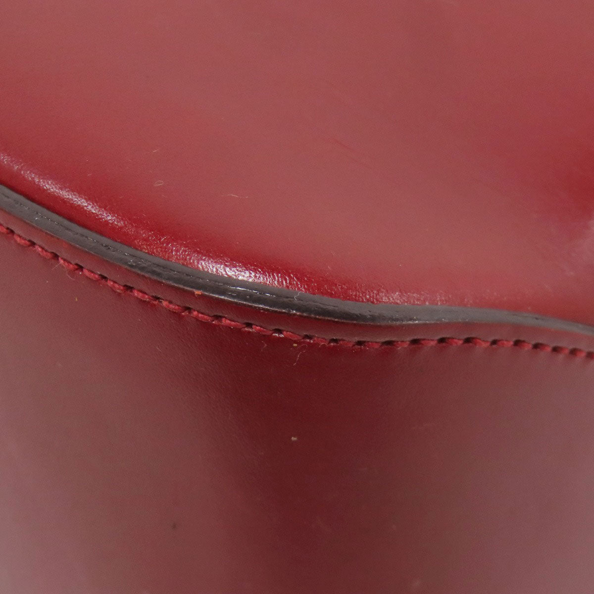 BURBERRY Handbag leather Red logo