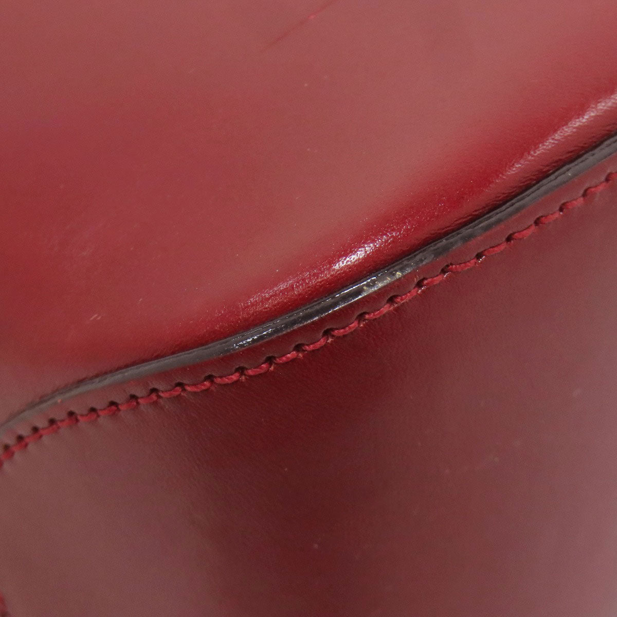 BURBERRY Handbag leather Red logo