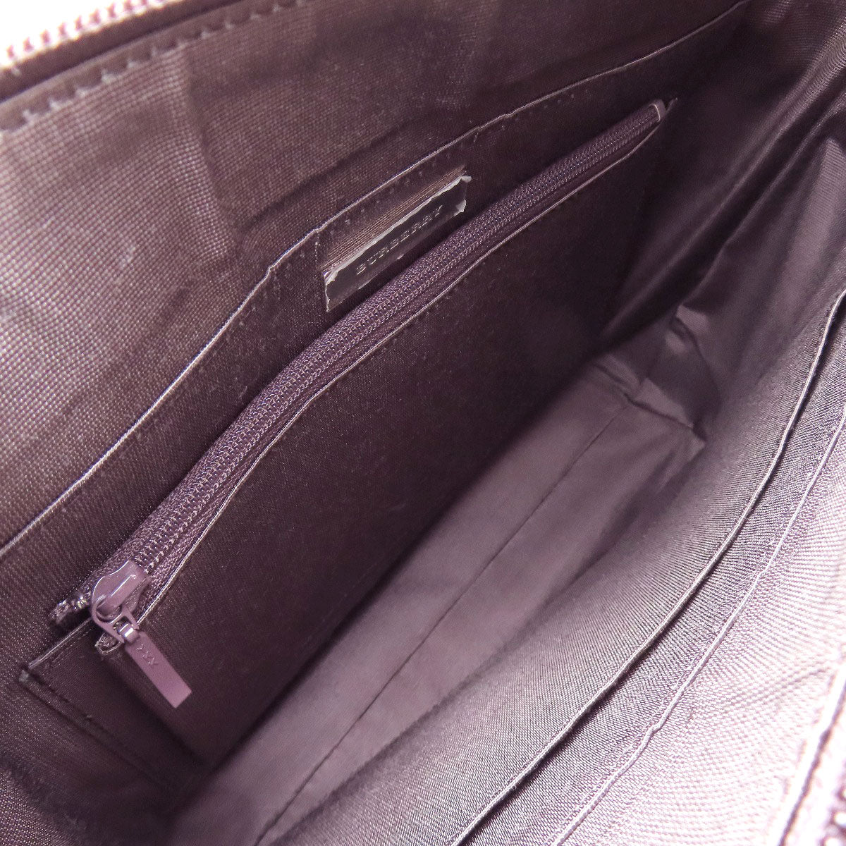 BURBERRY Handbag canvas beige Nova Check