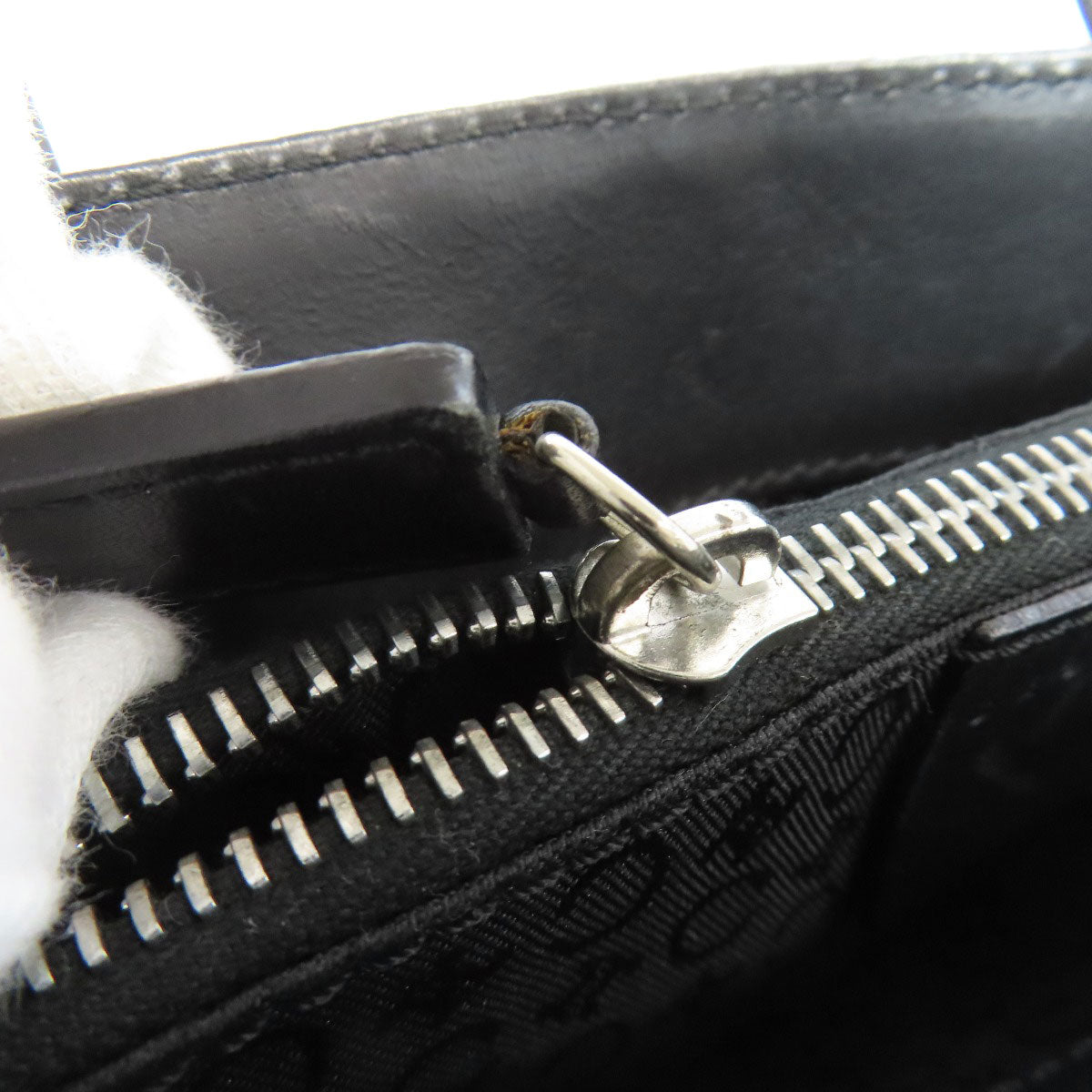 CELINE Handbag canvas black C Macadam