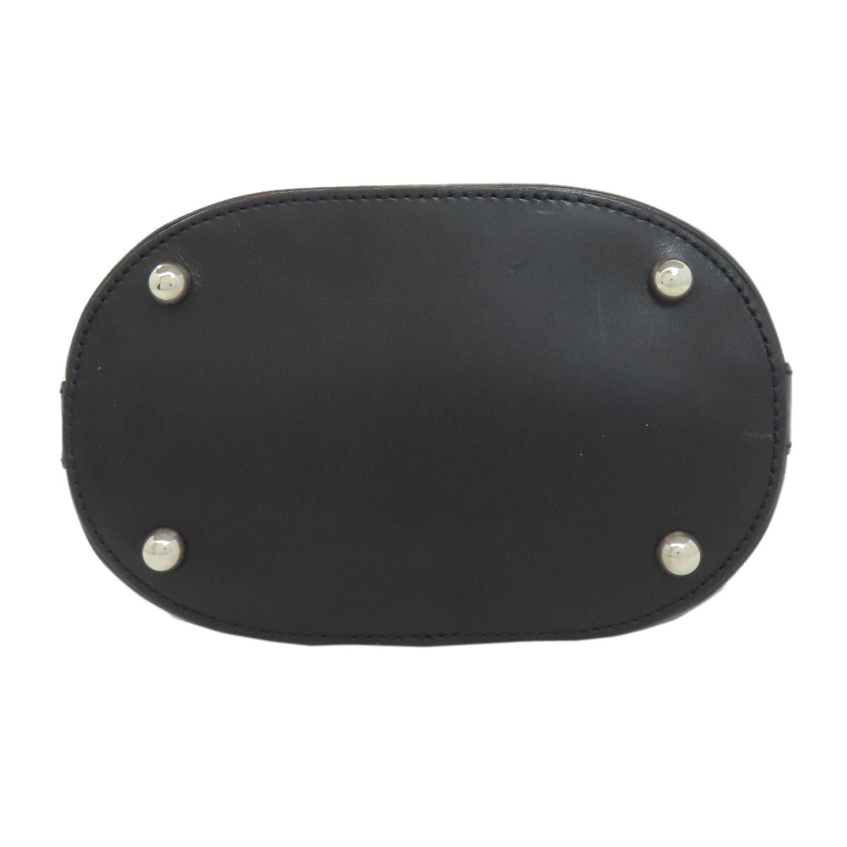 CELINE Handbag canvas black C Macadam