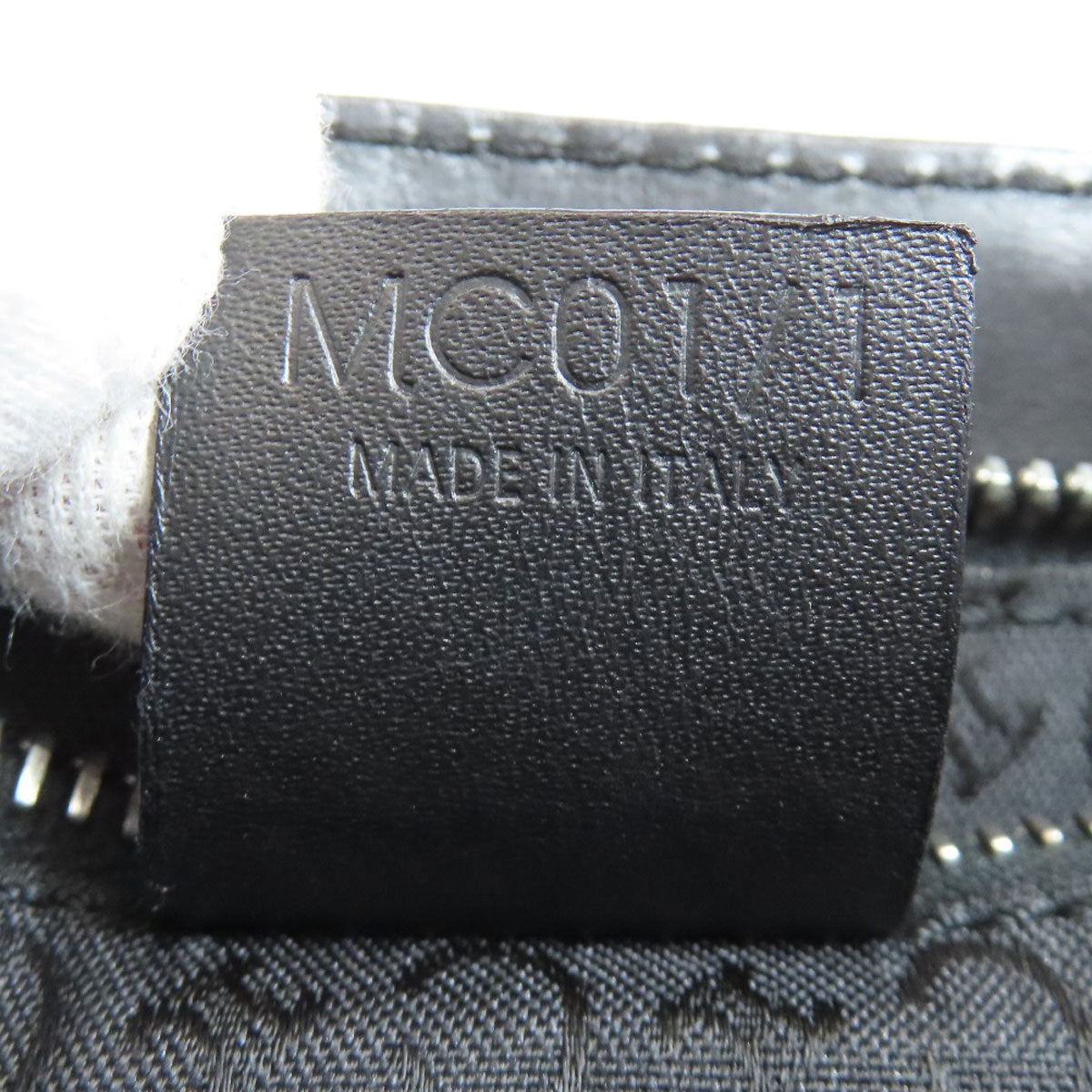CELINE Handbag canvas black C Macadam